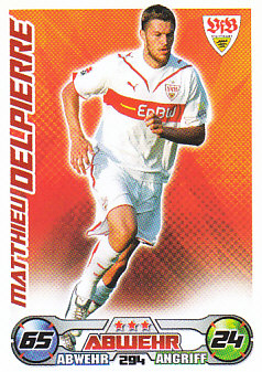 Matthieu Delpierre VfB Stuttgart 2009/10 Topps MA Bundesliga #294
